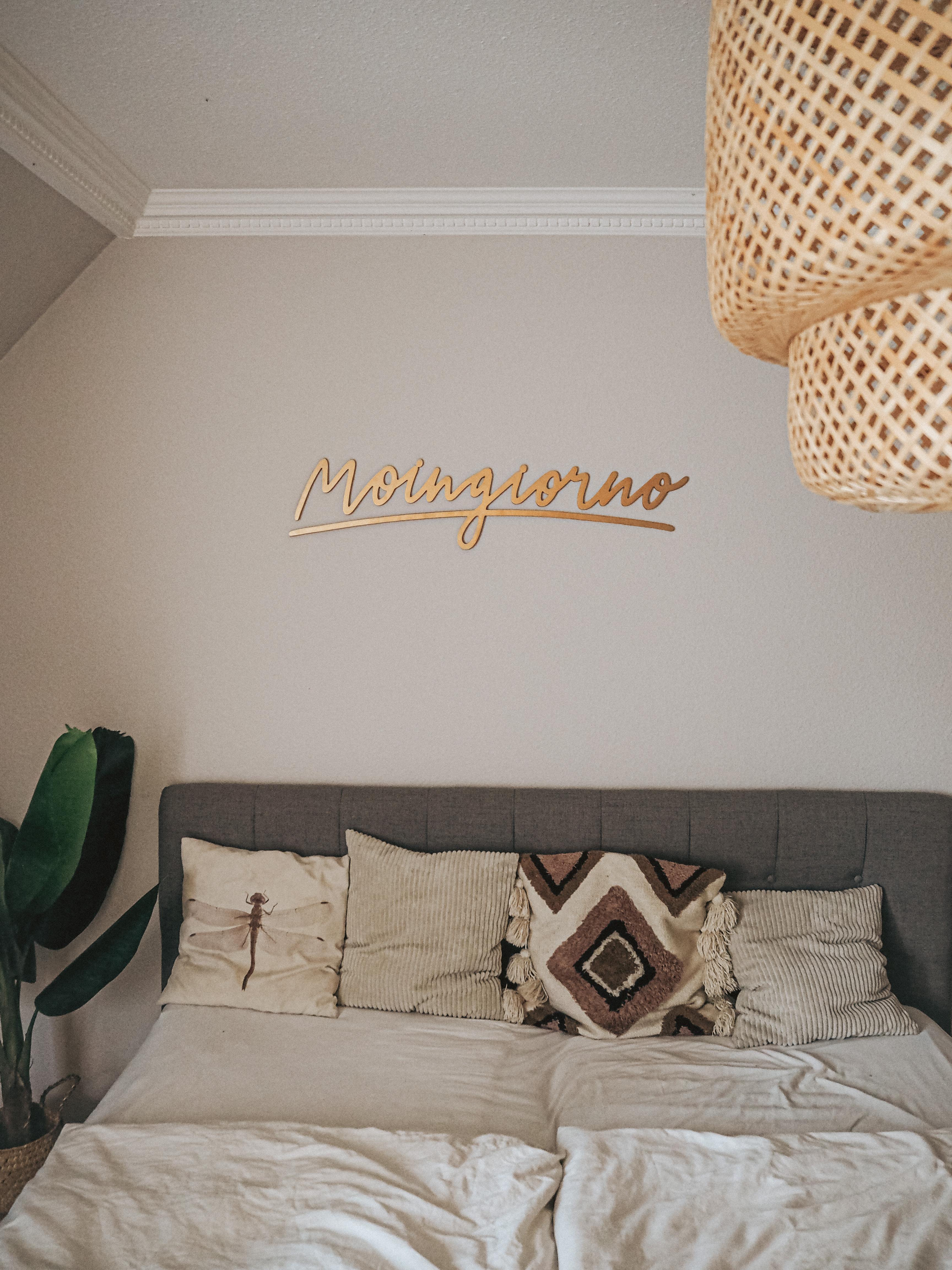 Moingiorno Holz-Lettering gold, 95cm