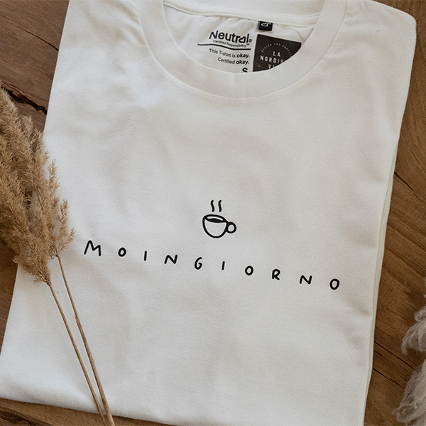 Shirt Moingiorno Kaffee  weiß