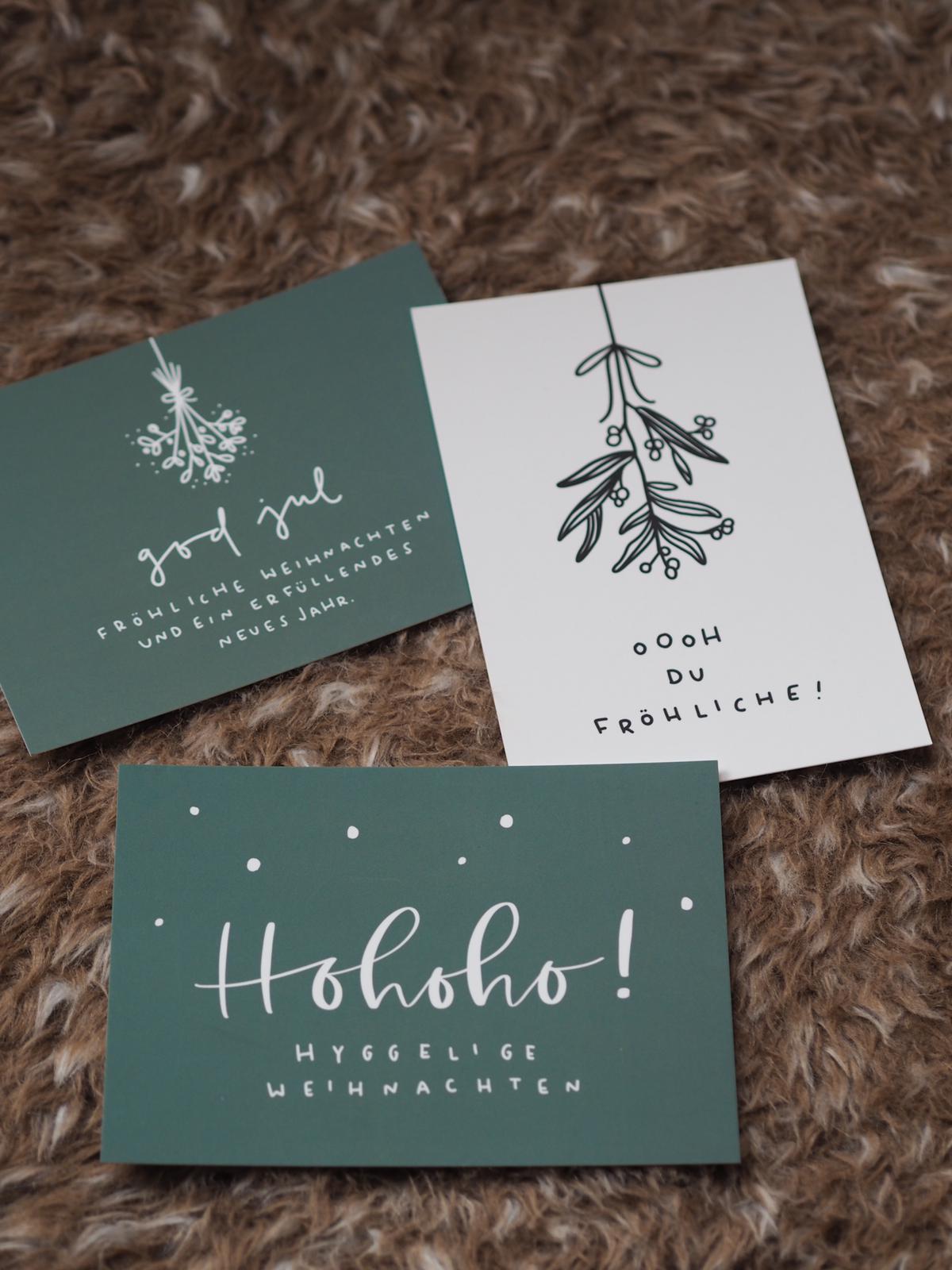 Postkartenset XMAS 3er