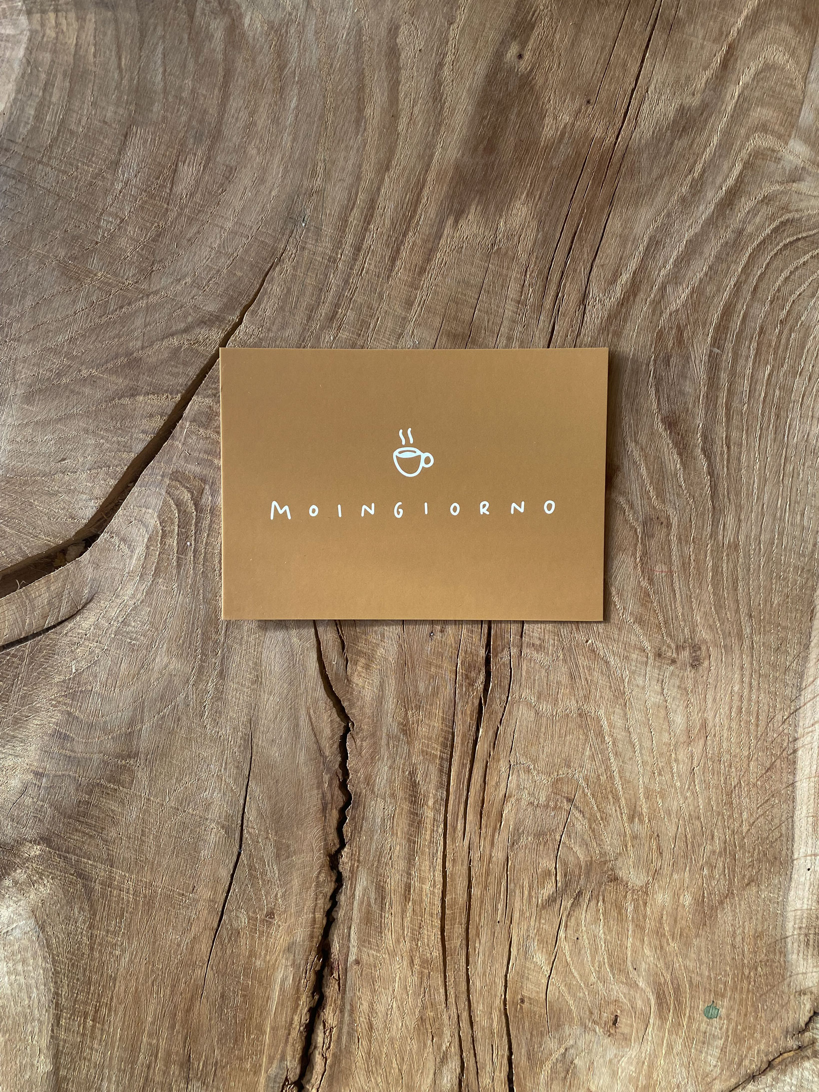Postkarte Moingiorno Kaffeetasse