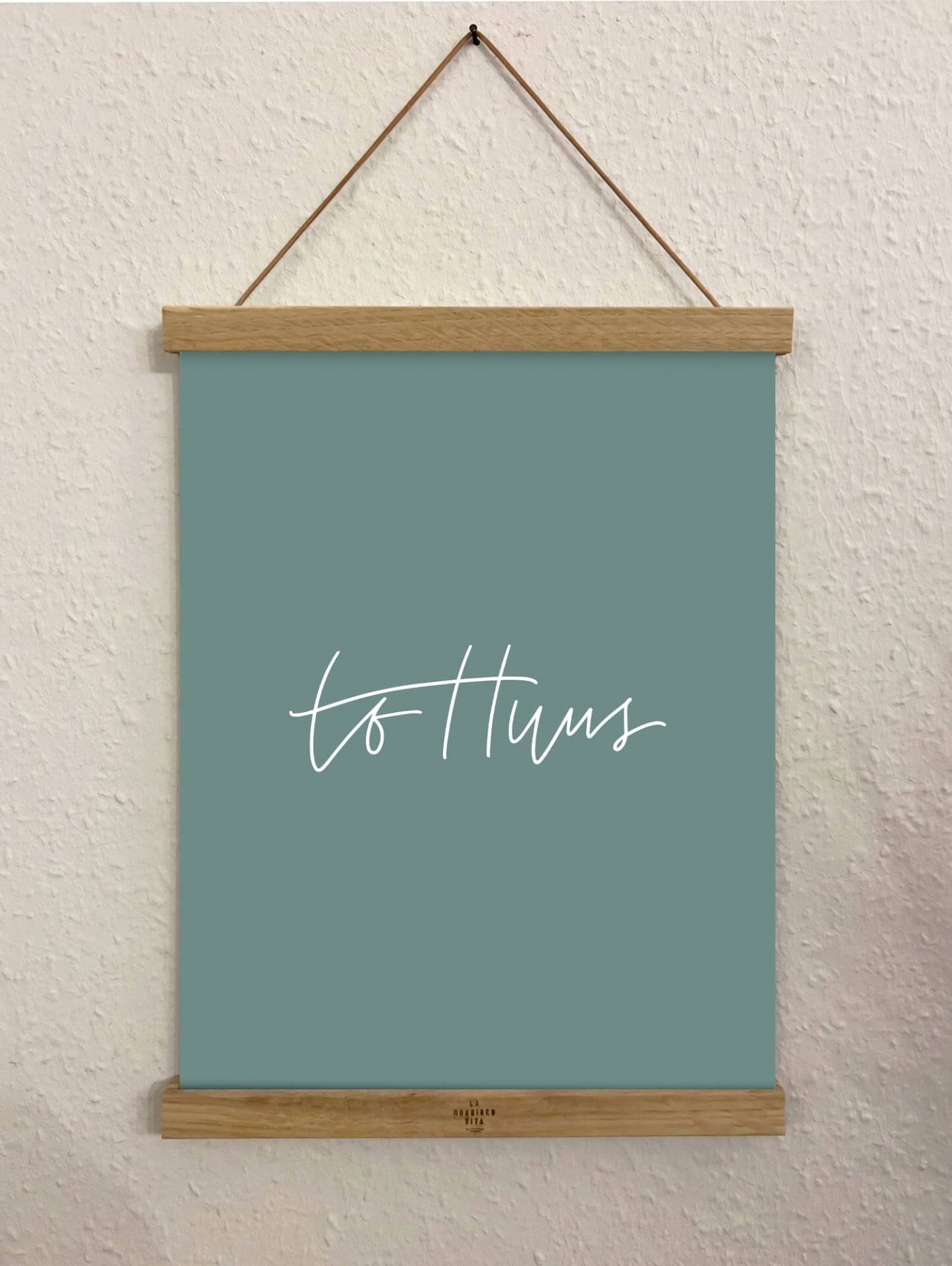 Posterhalter + Poster to Huus, salbei