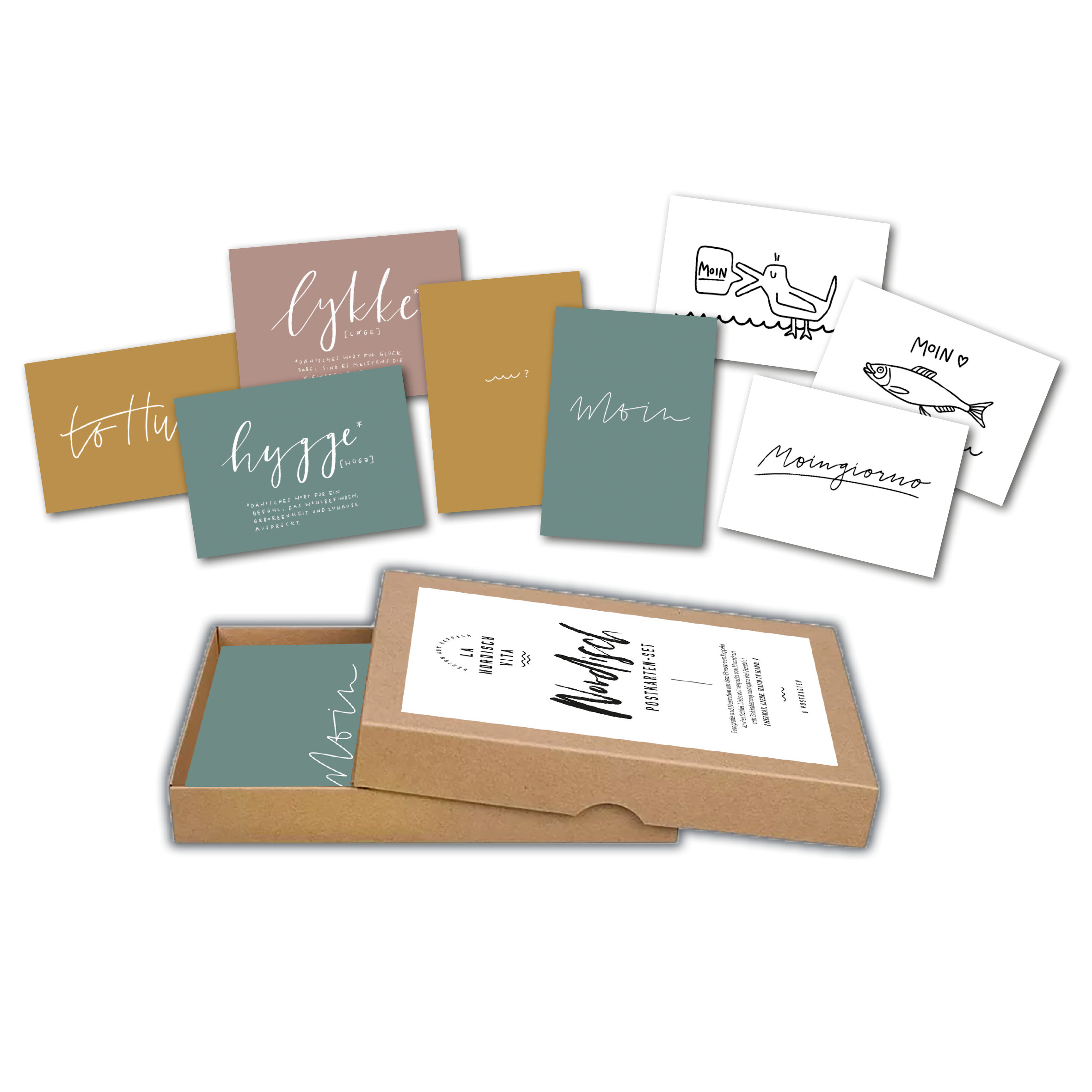 Postkarten-Set Nordisch