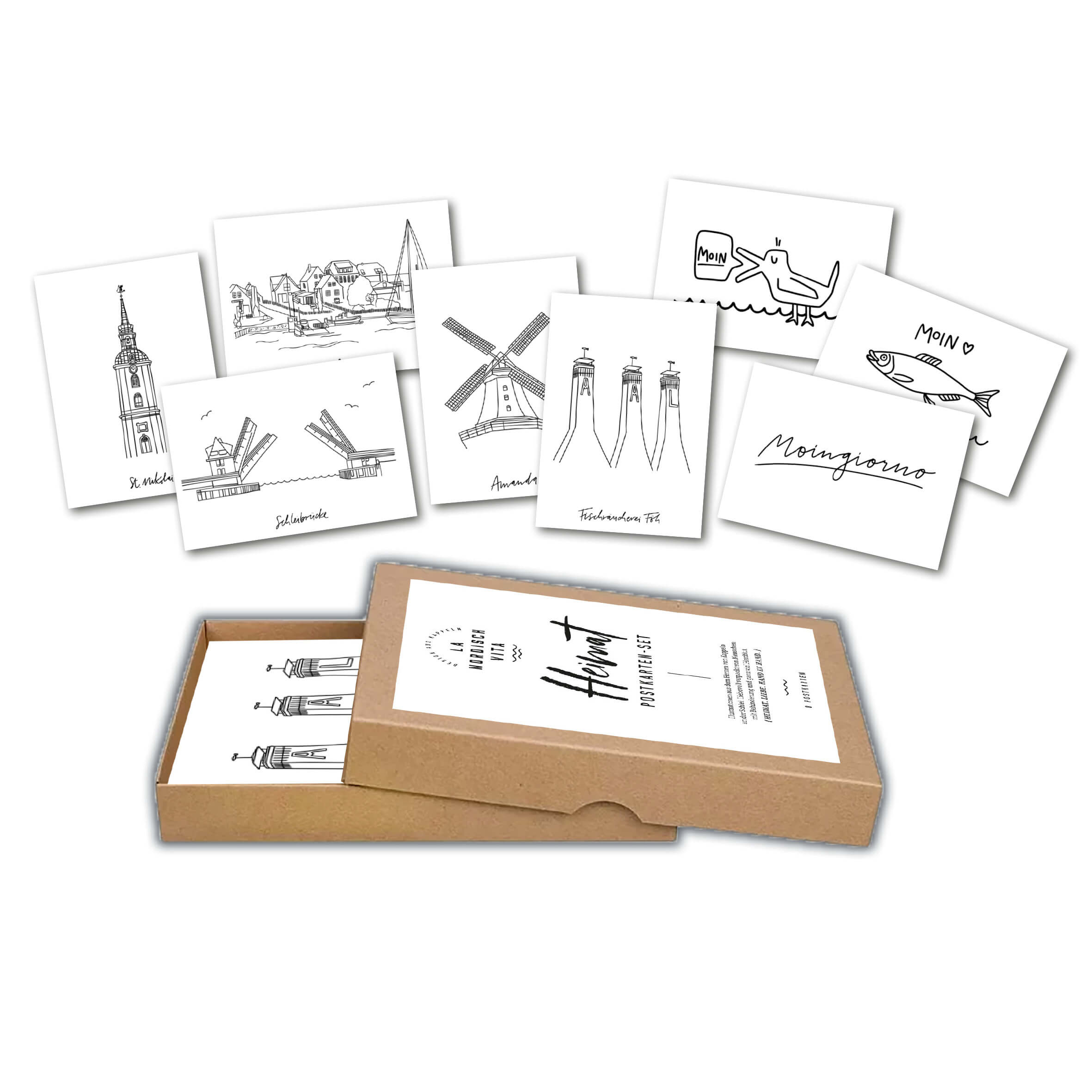 Postkarten-Set Heimat