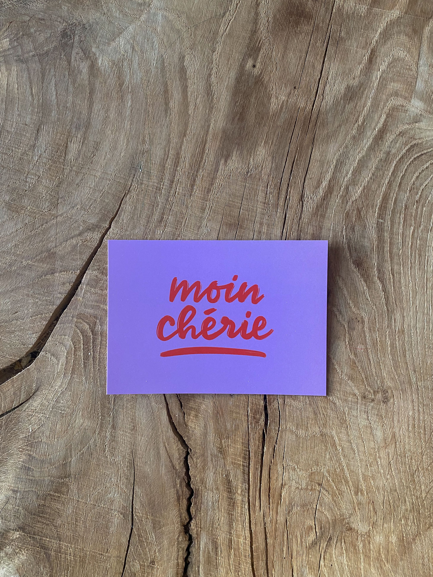 Postkarte moin cherie