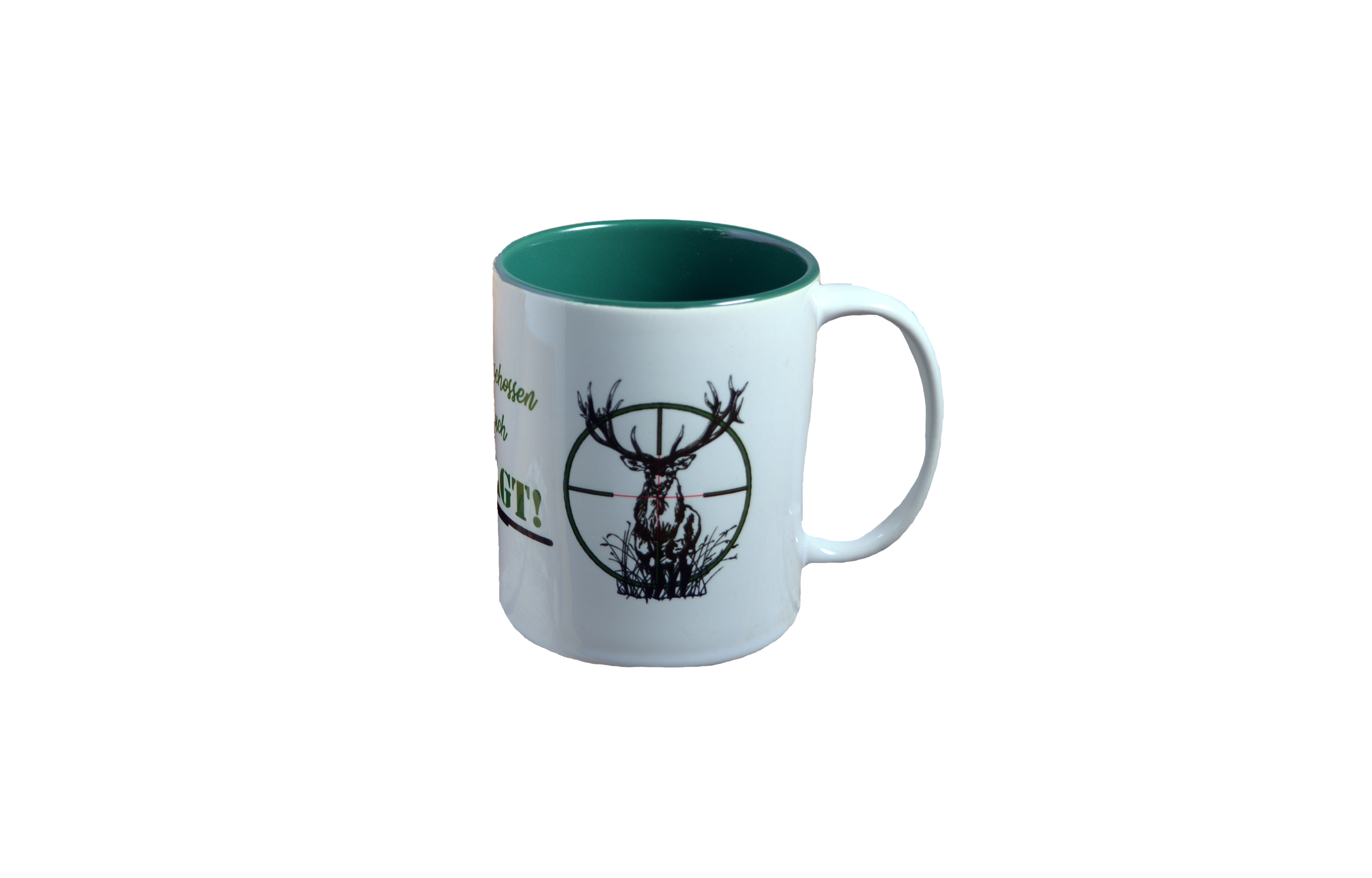 Becher, Jagdmotiv mit Hirsch