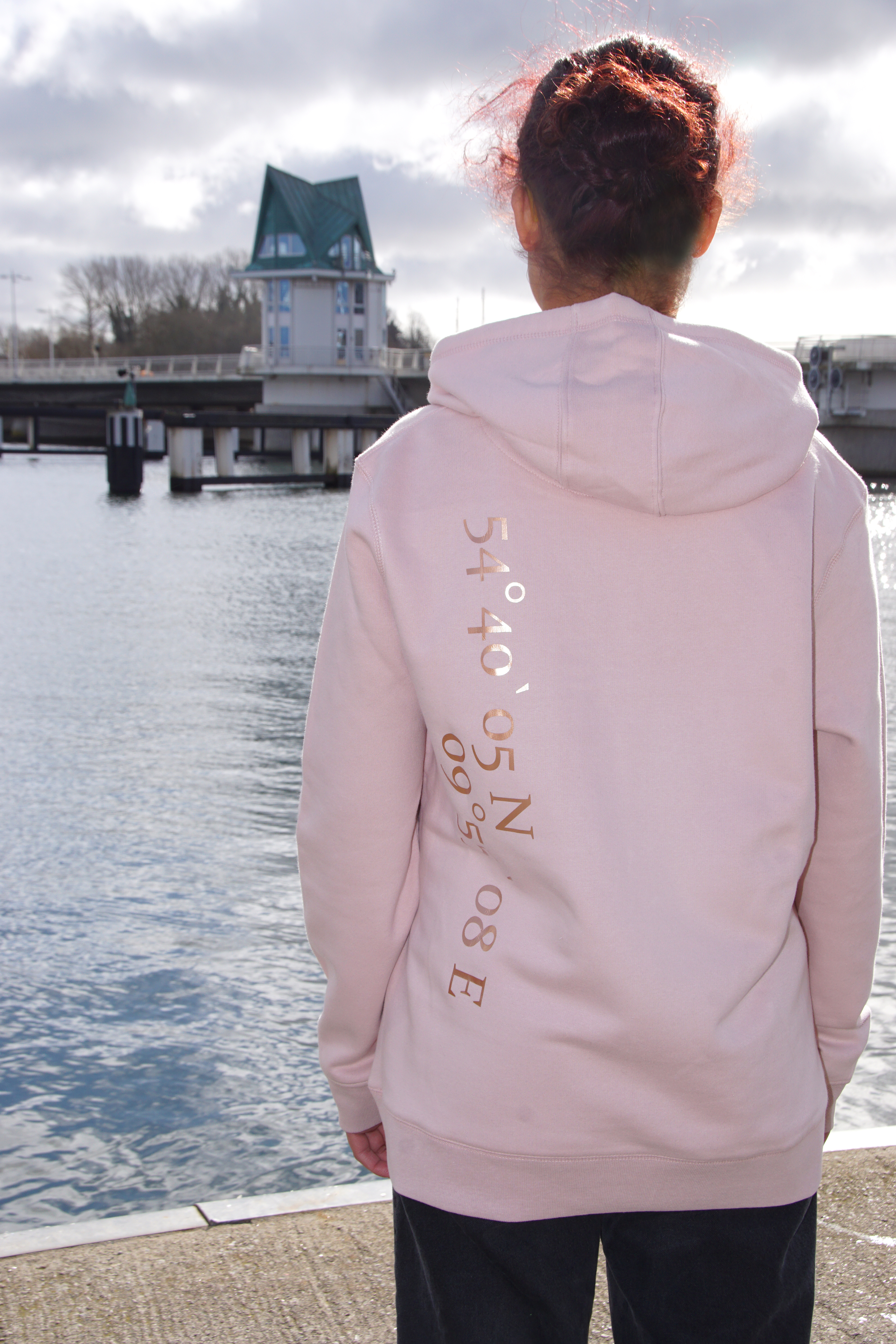 Kappeln Damen-Hoodie, soft rose