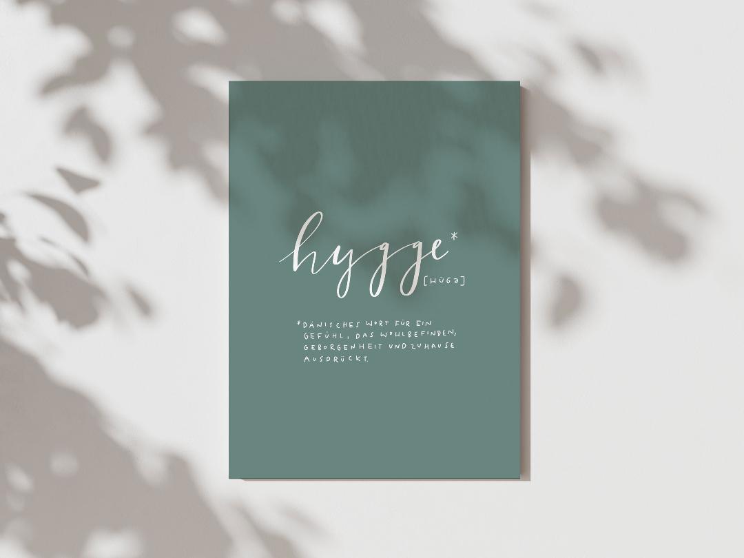 Poster hygge, salbei